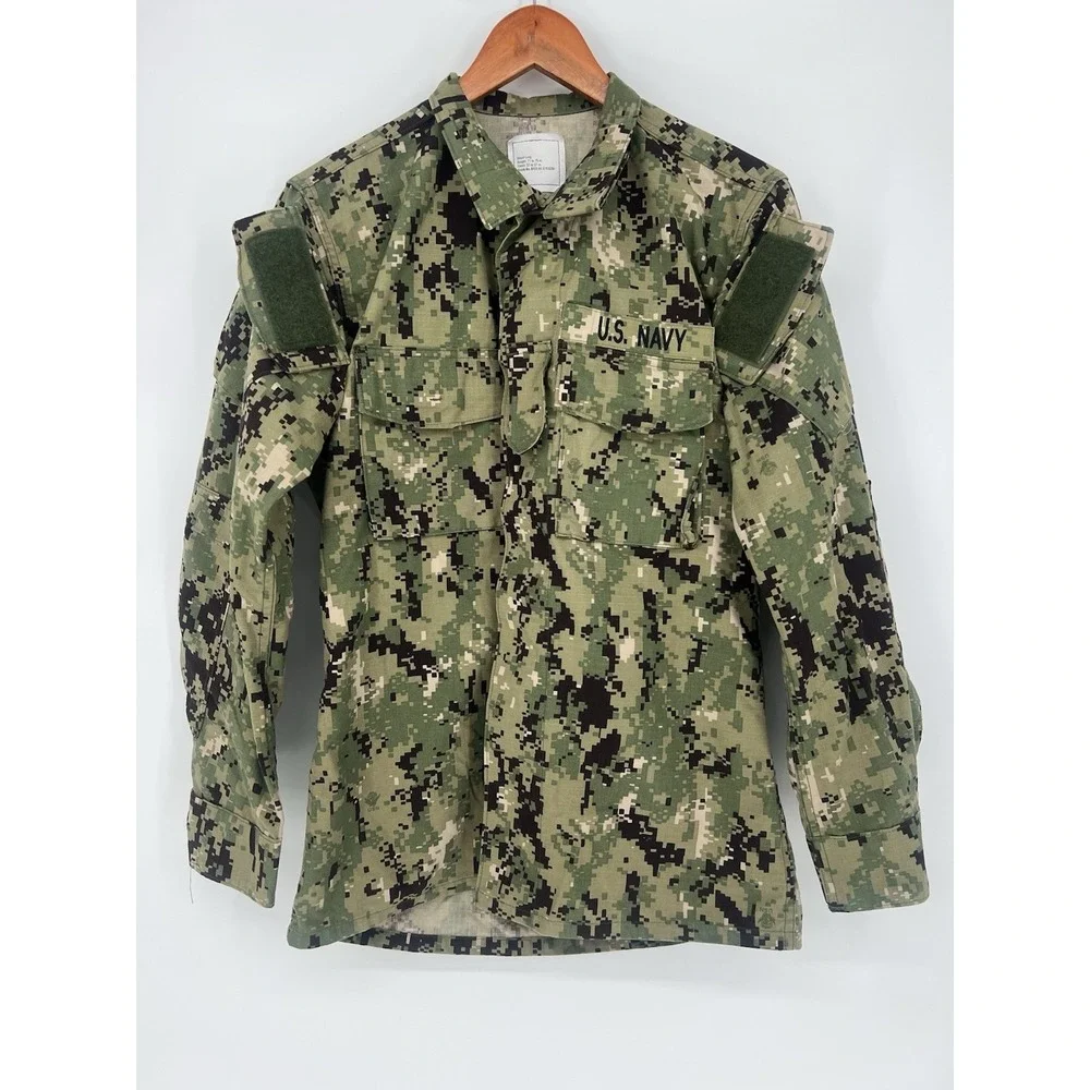 US Navy Type III Camouflage Uniform Shirt  Small Long